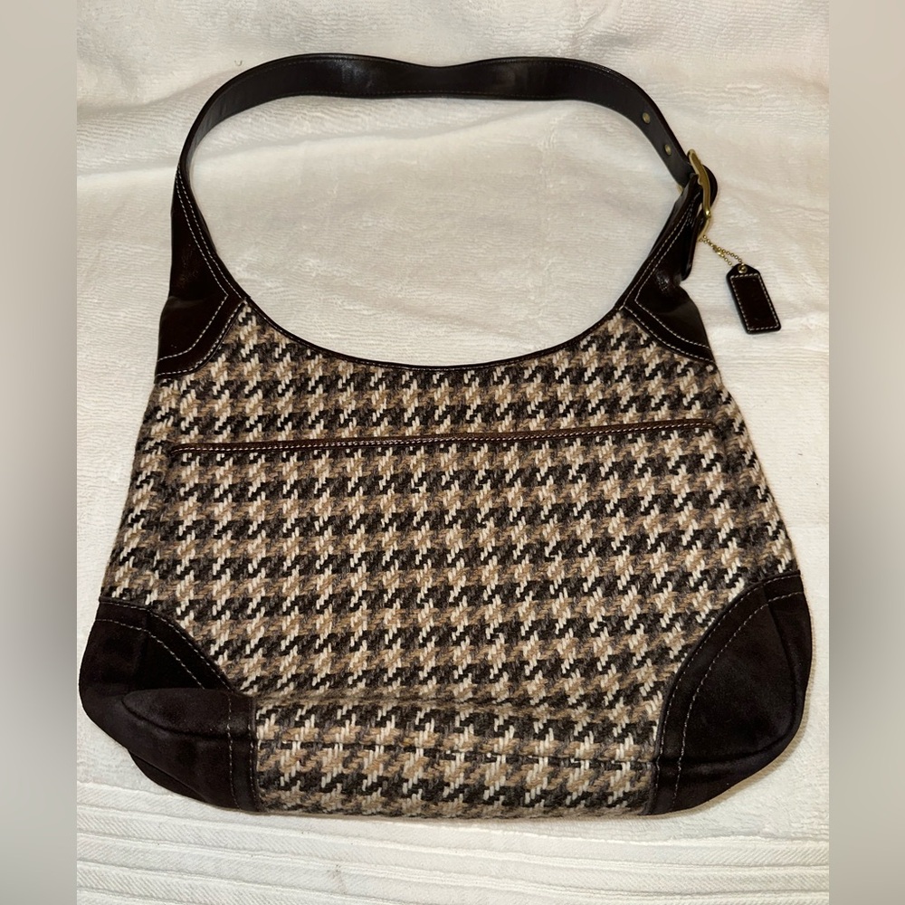 Coach Vintage houndstooth shoulder bag